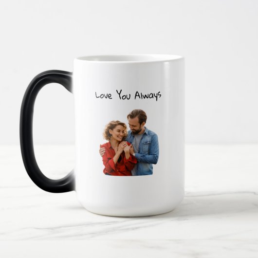 Mug Magique Deux Anniversaire Anniversaire Saint-Valentin Cade (Gauche)