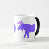 Mug Magique Deux muqueuses d'orignal pourpre (Devant droit)