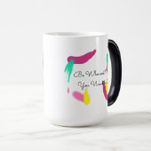 Mug Magique Devis inspirant | Graffiti Art Woman (Devant droit)