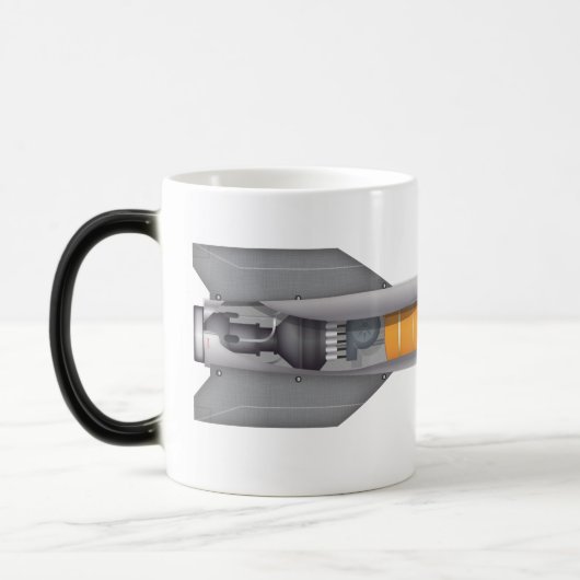 Mug Magique Diagramme de fusée (Gauche)