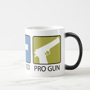 Mug Magique Dieu anti-avortement et pro, pro arme à feu