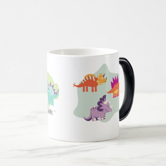 Mug Magique Dinosaure (Devant droit)