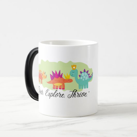 Mug Magique Dinosaure (Devant gauche)