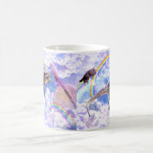 Mug Magique dinosaure arc-en-ciel unicorne dinocorne (Centre)