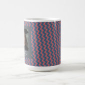 Mug Magique Diplômé avec impression chevron unique (Centre)