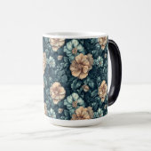 Mug Magique Diplôme d'impression de rose unique (Devant droit)