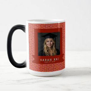 Mug Magique Diplômé du Lycée avec Impression en Nid d'Abeille
