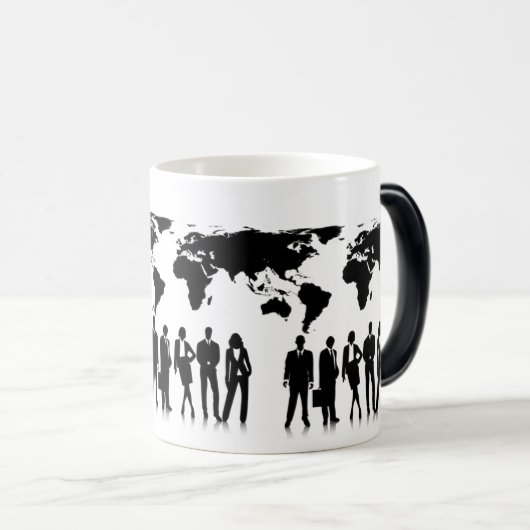 Mug Magique Dirigeants d'entreprise : Professionnels du commer (Devant droit)