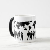 Mug Magique Dirigeants d'entreprise : Professionnels du commer (Devant gauche)