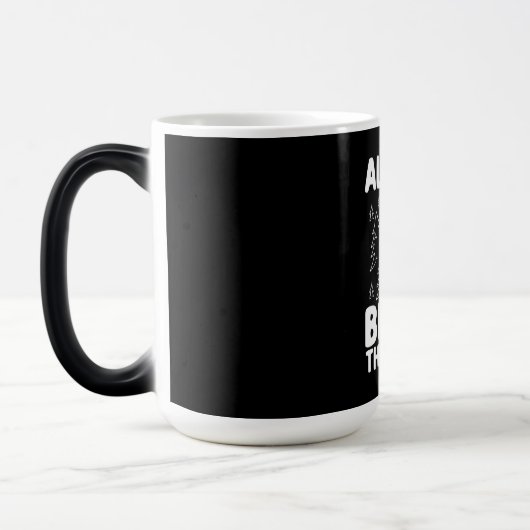 Mug Magique Disk Golf Toujours Blâmer Les Arbres (Gauche)