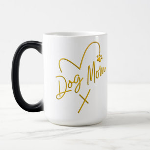 MUG MAGIQUE DOG MOM, COEUR D'OR