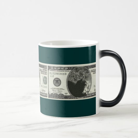 Mug Magique Dollars Indigo (Droite)