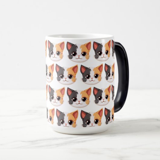Mug Magique Don de chien / maman / papa avec animal de compagn (Devant droit)