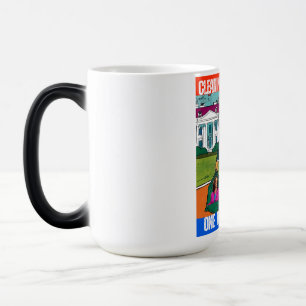MUG MAGIQUE DONALD TRUMP - NETTOYER L'AMÉRIQUE, UN SAC PAR FOI