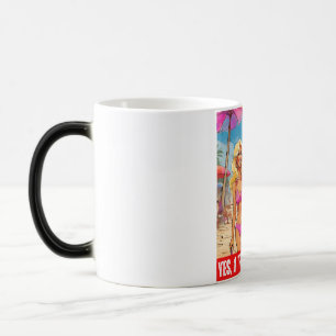 MUG MAGIQUE DONALD TRUMP - OUI, JE SUIS UNE FILLE TRUMP