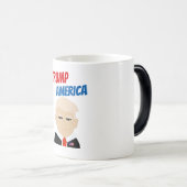 Mug Magique Donald Trump, président de l'Amérique (Devant droit)