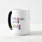 Mug Magique Donnez-vous la priorité (Devant gauche)