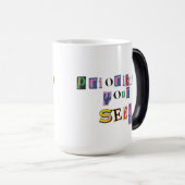 Mug Magique Donnez-vous la priorité (Devant droit)