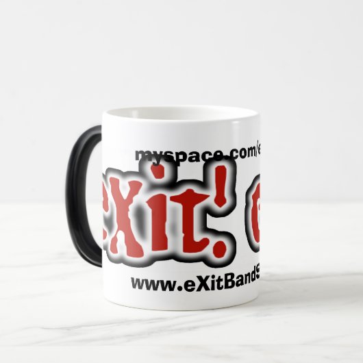 Mug Magique double myspace d'exitlogoborder (Devant gauche)