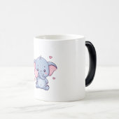 Mug Magique Douce Petit Éléphant (Devant droit)