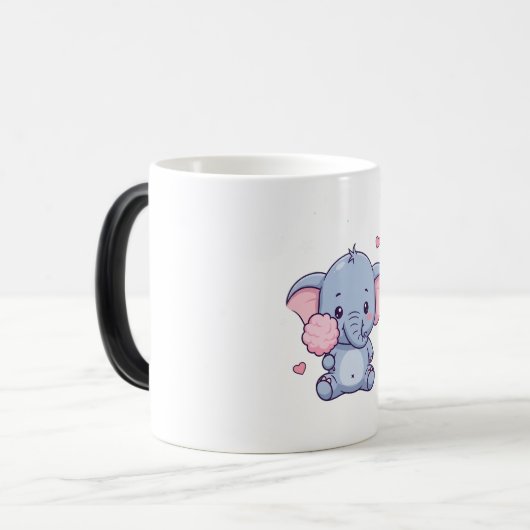 Mug Magique Douce Petit Éléphant (Devant gauche)