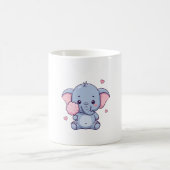 Mug Magique Douce Petit Éléphant (Centre)