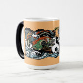 Mug Magique Dragon chinois contre Tigre (Devant gauche)