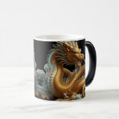 Mug Magique dragon doré (Devant droit)