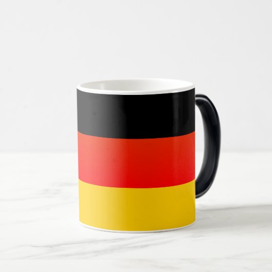 Mug Magique Drapeau allemand ou allemand (Devant droit)
