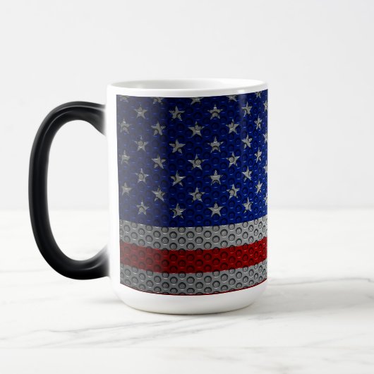 Mug Magique Drapeau américain. (Gauche)
