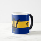Mug Magique Drapeau Barbade (Devant droit)