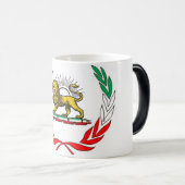 Mug Magique drapeau de l'Iran (Devant droit)
