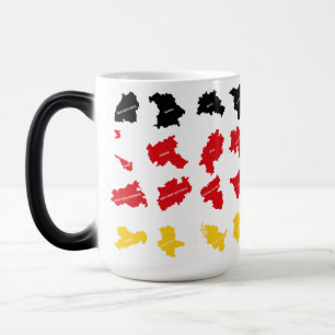 Mug Magique Drapeau des États allemands