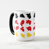 Mug Magique Drapeau des États allemands (Devant gauche)