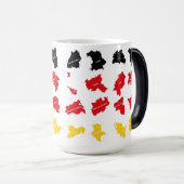 Mug Magique Drapeau des États allemands (Devant droit)