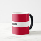 Mug Magique Drapeau du Danemark (Devant droit)