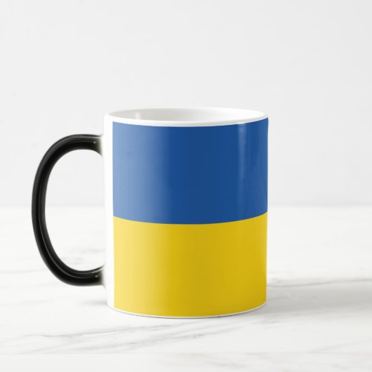 Mug Magique Drapeau d'Ukraine (Gauche)