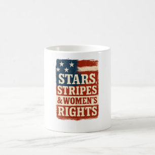 Mug Magique Drapeau en détresse Stars, Stripes & Droits des Fe