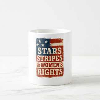 Mug Magique Drapeau en détresse Stars, Stripes & Droits des Fe