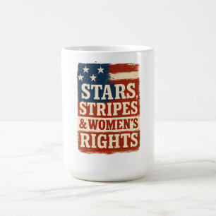 Mug Magique Drapeau en détresse Stars, Stripes & Droits des Fe