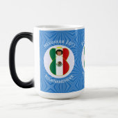Mug Magique Drapeau Hanoukka mexicain personnalisé (Gauche)