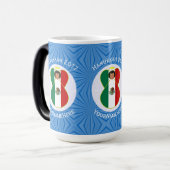 Mug Magique Drapeau Hanoukka mexicain personnalisé (Devant gauche)