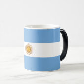 Mug Magique Drapeau Patriotique Argentin (Devant droit)