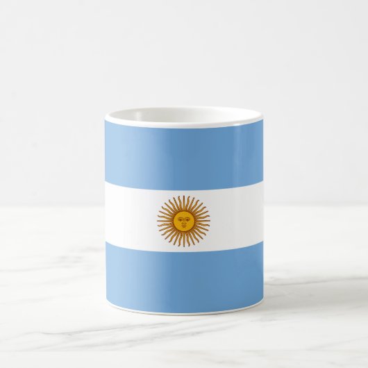 Mug Magique Drapeau Patriotique Argentin (Centre)