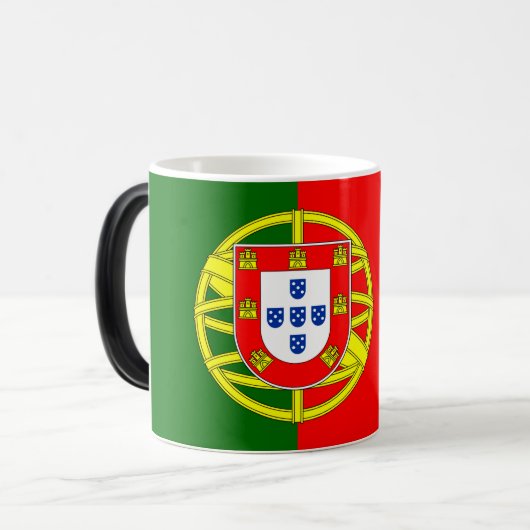 Mug Magique Drapeau portugais (Devant gauche)