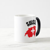 Mug Magique Drapeau suisse (Devant droit)