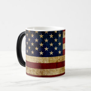 Mug Magique Drapeau USA / Grunged