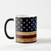 Mug Magique Drapeau USA / Grunged (Gauche)