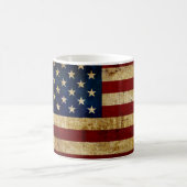 Mug Magique Drapeau USA / Grunged (Centre)