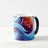 Mug Magique Dream Cat monde Abstrait des couleurs (Devant droit)